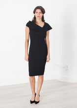Load image into Gallery viewer, Asymmetric Dress in Black